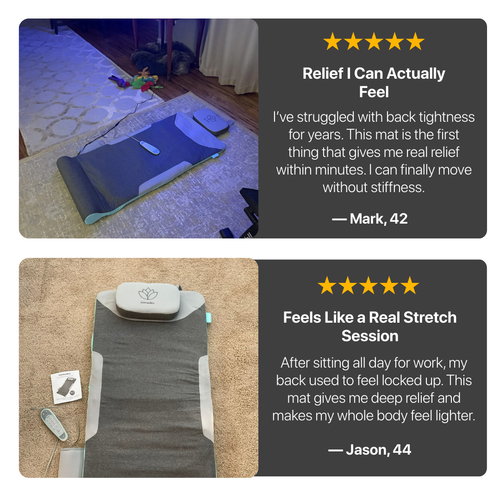 HoMedics Air Compression Back Stretching Mat