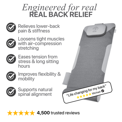HoMedics Air Compression Back Stretching Mat