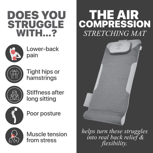 HoMedics Air Compression Back Stretching Mat