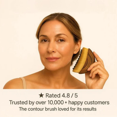 GLOW&BRUSH - Face Lymphatic Contour Brush