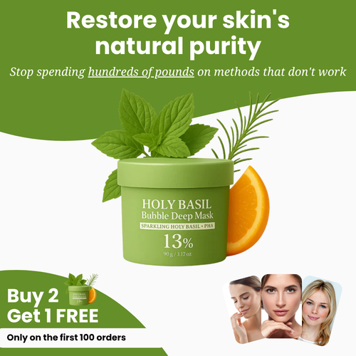 Holy Basil - Bubble Deep Mask